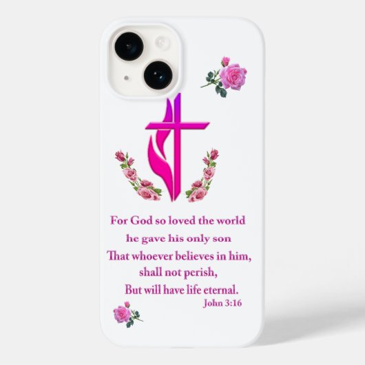 John 3:16 Case-Mate iPhone case (Achterkant)