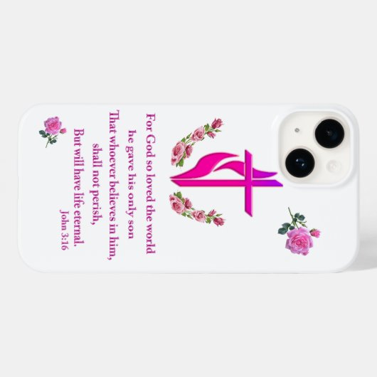 John 3:16 Case-Mate iPhone case (Achterkant (horizontaal))