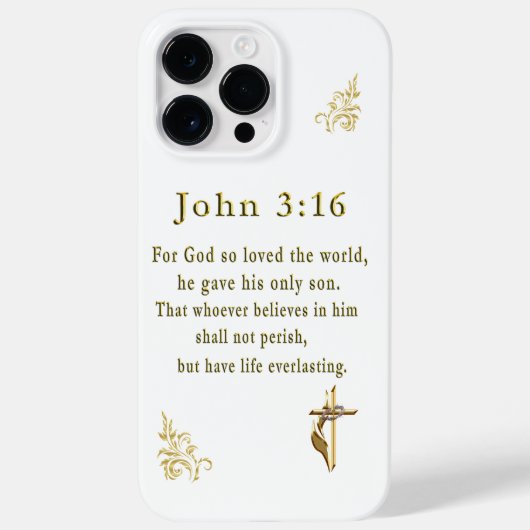 John 3:16 Case-Mate iPhone case (Achterkant)