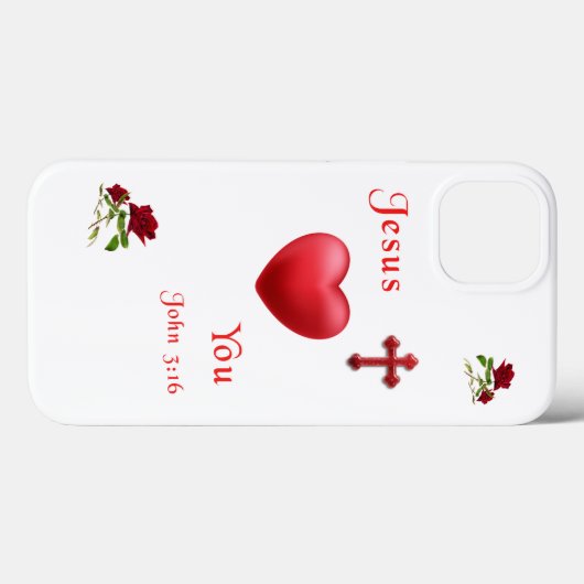 John 3:16 Case-Mate iPhone case (Achterkant (horizontaal))