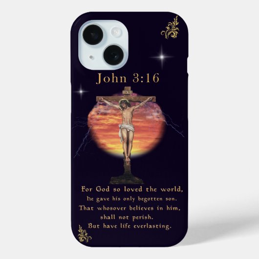 John 3:16 Case-Mate iPhone case (Achterkant)