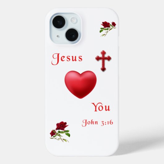 John 3:16 Case-Mate iPhone case (Achterkant)