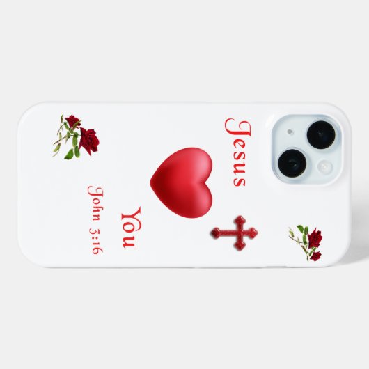 John 3:16 Case-Mate iPhone case (Achterkant (horizontaal))