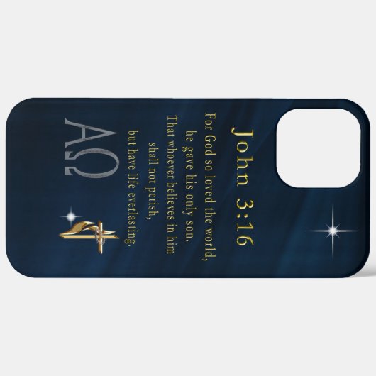 John 3:16 Case-Mate iPhone case (Achterkant (horizontaal))