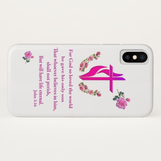 John 3:16 Case-Mate iPhone case (Achterkant (horizontaal))