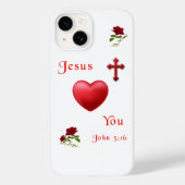 John 3:16 Case-Mate iPhone case (Achterkant)