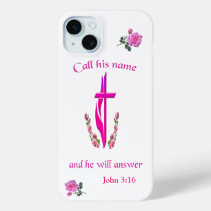 John 3:16 iPhone 15 mini hoesje