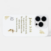 John 3:16 Case-Mate iPhone case (Achterkant (horizontaal))