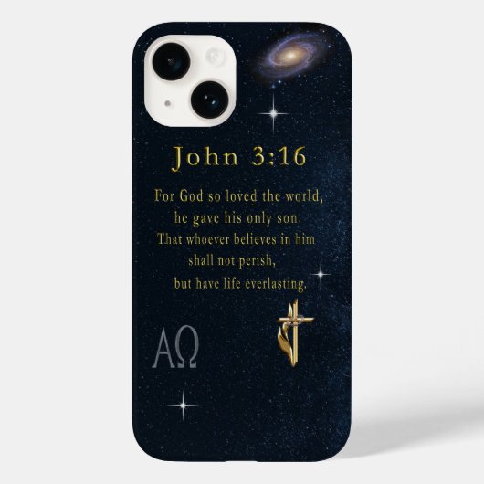 John 3:16 Case-Mate iPhone case (Achterkant)