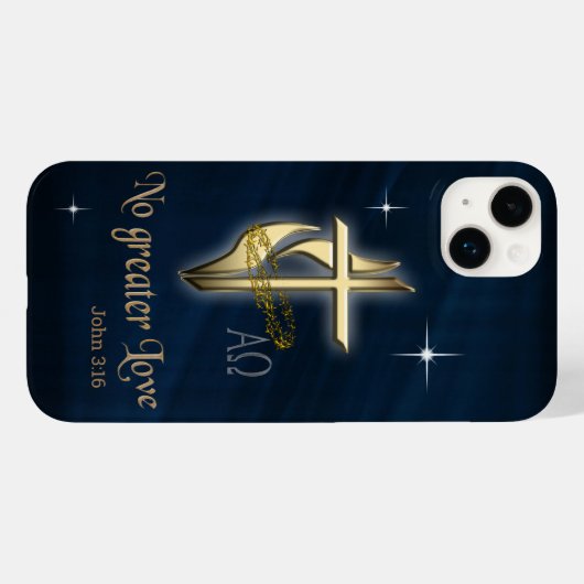 John 3:16 Case-Mate iPhone case (Achterkant (horizontaal))