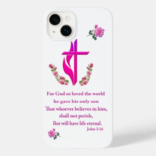 John 3:16 Case-Mate iPhone case (Achterkant)