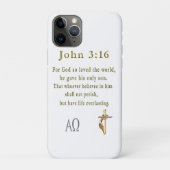 John 3:16 Case-Mate iPhone case (Achterkant)