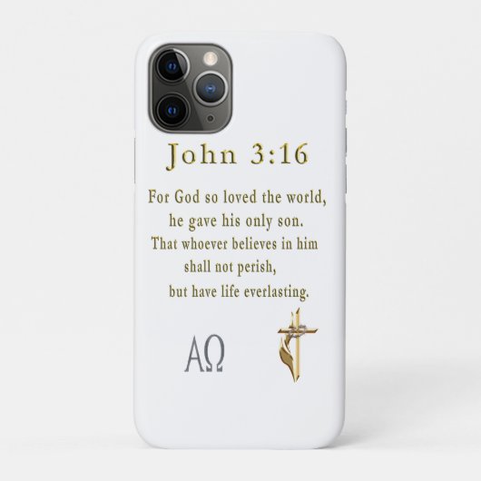 John 3:16 Case-Mate iPhone case (Achterkant)