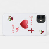 John 3:16 Case-Mate iPhone case (Achterkant (horizontaal))