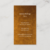 John 3:16 - Christelijk Gold Visitekaartje (Achterkant)