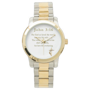 John 3:16 Christelijk horloge