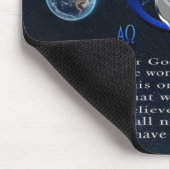 John 3:16 christelijk muismat (Hoek)