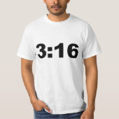 John 3:16 - Christelijk T-shirt (Voorkant)