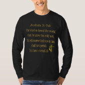 John 3:16 Christelijk t-shirt (Voorkant)