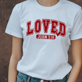 John 3:16 Christelijk Valentijns T-shirt