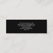 John 3:16 - Christelijk Visitekaartje (Achterkant)