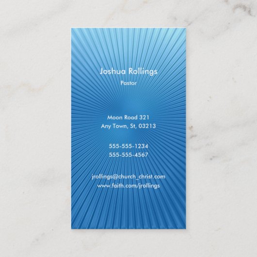 John 3:16 - Christelijk Visitekaartje (Achterkant)