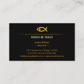 John 3:16 | Christelijk viskruis Visitekaartje (Voorkant)