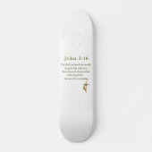 John 3:16 Christelijke cadeauskateboard Persoonlijk Skateboard (Voorkant)