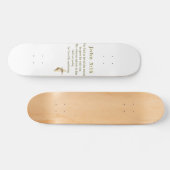 John 3:16 Christelijke geschenken Persoonlijk Skateboard (Horizontaal)