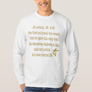 John 3:16 Christelijke T-shirt