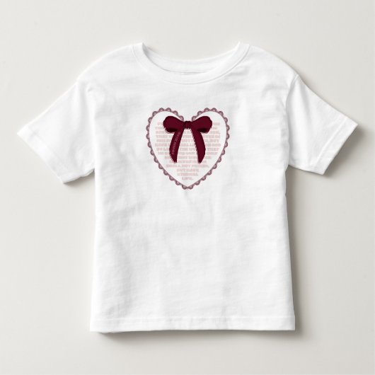 John 3:16 - Christian Valentine Kinder Shirts (Voorkant)