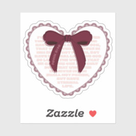 John 3:16 - Christian Valentine Sticker