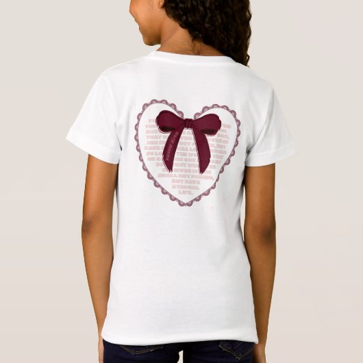 John 3:16 - Christian Valentine T-shirt (Achterkant)