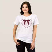 John 3:16 - Christian Valentine Tri-Blend Shirt (Voorkant volledig)