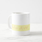 John 3:16 Cross Koffiemok (Voorkant links)