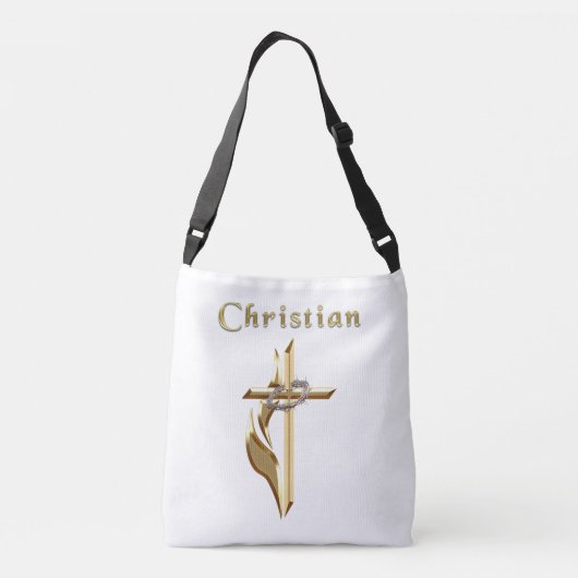 JOhn 3:16 Crossbody Tas (Achterkant)