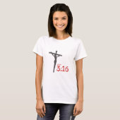 John 3:16 Crucifix T-shirt (Voorkant volledig)