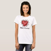John 3:16 Dat is een liefdesliefdescitaat T-shirt (Voorkant volledig)