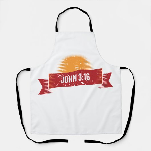 John 3:16 Design  look Schort (Voorkant)