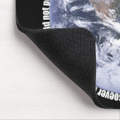 John 3:16 Earth Christelijk Mousepad Muismat (Hoek)