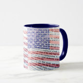 John 3:16 en Amerikaanse vlag Mok (Voorkant rechts)