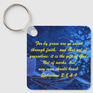 John 3:16 & Ephesians2:8 & 9 Bible Sleutelhanger