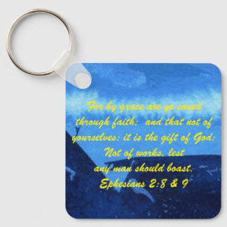 John 3:16 & Ephesians2:8 & 9 Bible Sleutelhanger