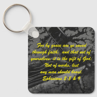 John 3:16 & Ephesians2:8 & 9 Bible Sleutelhanger