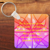 John 3:16 & Ephesians2:8 & 9 Bible Sleutelhanger (Voorkant)