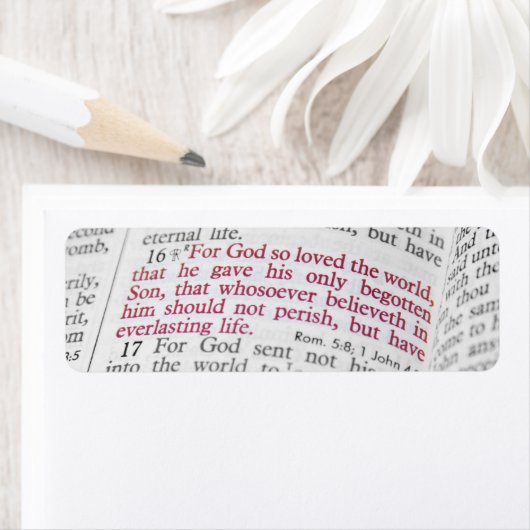 John 3:16 etiket (Insitu)