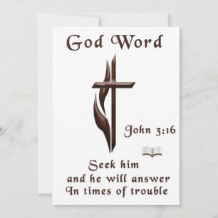 John 3:16 feestdagenkaart