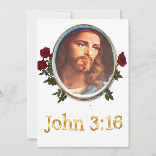 John 3:16 feestdagenkaart (Voorkant)