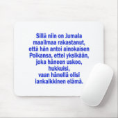 John 3:16 Fins Muismat (Met muis)