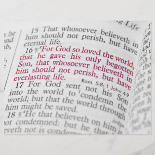 John 3:16 flyer